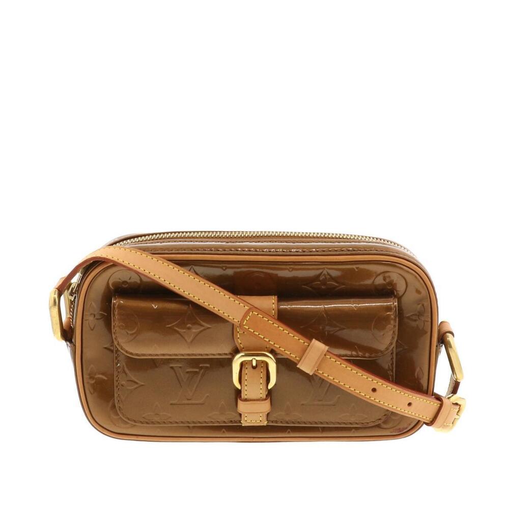 LOUIS VUITTON Christie Bag Shoulder Messenger Bronze Monogram